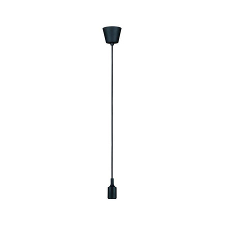 Neordic Ketil Lampa wisząca max1x20WE27 Czarny 230V silikon/Tworzywo sztuczne (PL50381) - PAULMANN