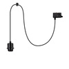Zawiesie Hang Track Czarny 1xE27 3-obwodowy (ML2280) - Milagro