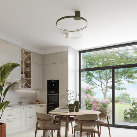 Plafon RIO 78 zielony oliwkowy LED 3000K (TH.390) - Thoro Lighting