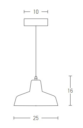 PENDANT 1L CONCRETE (1655 Zambelis) - Zambelis