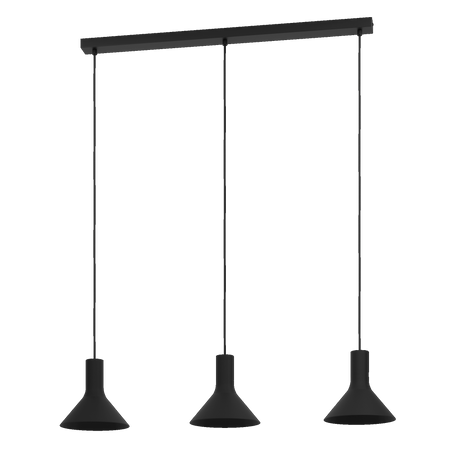 Lampa wisząca MORESCANA czarna (390219) - EGLO