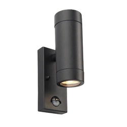 Kinkiet Odyssey PIR 2lt wall IP44 7W (97822) - Saxby