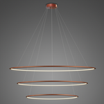 Lampa wisząca Ledowe Okręgi No.3 Φ120 cm in 3k miedziana Altavola Design (LA075/P_120_in_3k_copper) - ALTAVOLA DESIGN