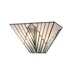 Kinkiet ze szkła witrażowego Alderley Vintage brąz (TF-ALDERLEY-WU) - Elstead Lighting