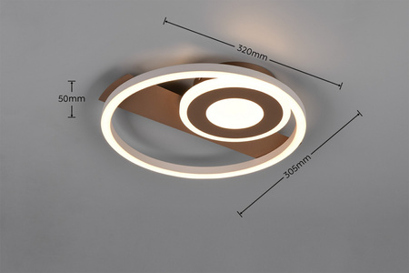 Geometryczna lampa przysufitowa HORUS (R63671165) - RL