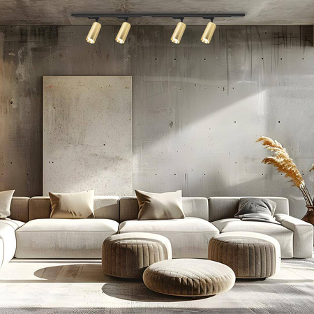 Zestaw Mica Track Złoty 4xGU10 1,5m (ML1152) - Milagro