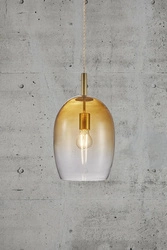Lampa wisząca UMA Nordlux E27 40W Szkło Bursztynowy