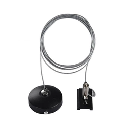 Zawiesie 2m do szynoprzewodu natynkowego 1F 230V - Czarne   (6337) - Brosline