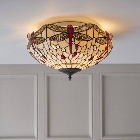 Plafon Dragonfly beige (70723) Tiffany