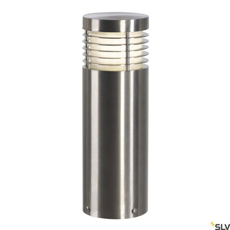 VAP SLIM 30, lampa podłogowa outdoor, TC-TSE, IP44, stal nierdzewna szczotkowana, Ø/W 10/30 cm, maks. 20W (230063) - SLV