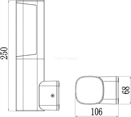 Kinkiet BEACON MOTION - antracyt (D731016)