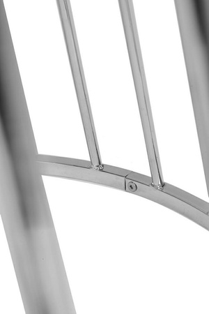 Stół GLAM MARBLE 110 - MDF, chromowana podstawa (KH1204100129.CHROM) - King Home