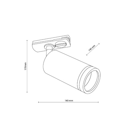 Reflektor na szynę TRACER RING WHITE SLIM (10028) - TK Lighting