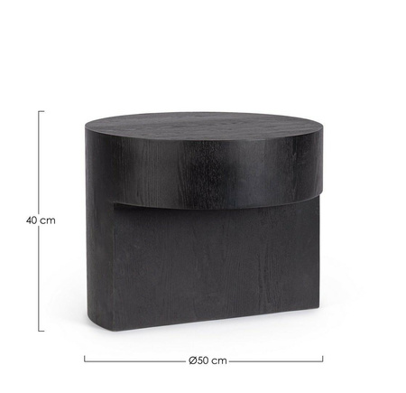 BIZZOTTO stolik kawowy STANWOOD czarny (0747101) - Bizzotto