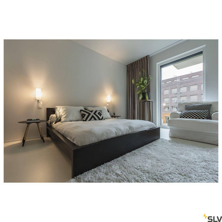 QUADRASS SPOT, lampa ścienna natynkowa LED indoor ze spotem LED i oprawą żarówki E27, kolor biały (1003429) - SLV