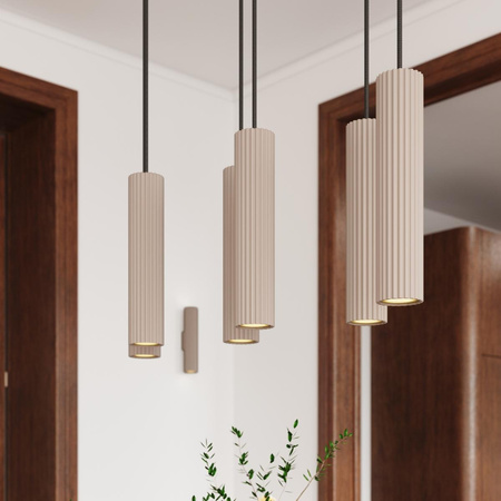 Lampa wisząca ze ściemniaczem Push Dimm/DALI2 IVAR 1 taupe LED 4000K (TH.644) - Thoro Lighting