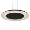 Lampa wisząca Piattino Czarny 30W LED 3000K-4000k-6000K (ML1814) - Milagro