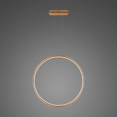 Lampa wisząca Ledowe Okręgi No.1 X 80cm 4k miedziana Dali (LA073/X_80_in_4k_copper_Dali) - ALTAVOLA DESIGN