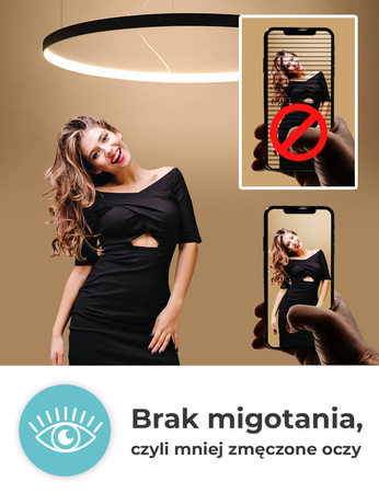 Lampa sufitowa RIO 78 czarny LED 4000K (TH.132) - Thoro Lighting