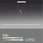 PURE LITE LAMPA WISZĄCA SREBRNY (8377-55) - Paul Neuhaus