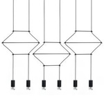 Lampa wisząca FLUSSO LINE 6 (JD0032-6P) - King Home