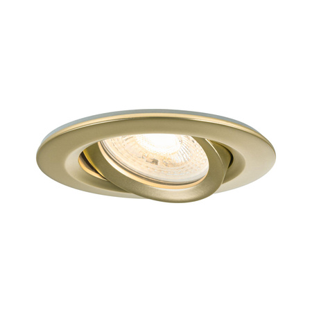 Oprawa do wbudowania NOVA PLUS DIM wychylna GU10 max.35W 93mm IP65 230V złoty matowy / aluminium (PL92403) - PAULMANN