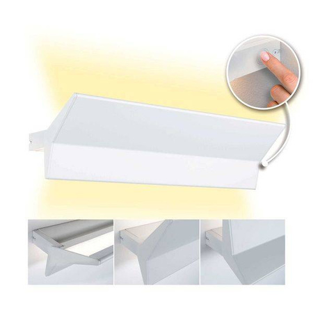 Kinkiet Stine WL 3-st ściem LED 17W Biały Mat 230V Alu (PL79510) - PAULMANN