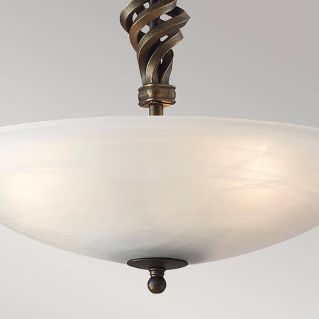 Lampa sufitowa Pembroke (PB-SF-A-BLK-GOLD) - Elstead Lighting