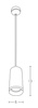 PENDANT SPOT LIGHT 1XGU10 BLACK (S063 Zambelis) - Zambelis