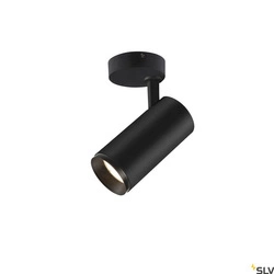 NUMINOS® SPOT PHASE M, wewnętrzna oprawa sufitowa natynkowa LED, czarna/czarna 4000 K 36° (1004211) - SLV