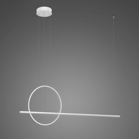 Lampa wisząca Linea No.2 120 40cm biała 4k (LA087/PX120_40_4k_white) - ALTAVOLA DESIGN
