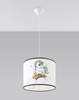 Lampa wisząca do pokoju dziecka bajkowy wzór JEDNOROŻEC 30 (SL.1412) - Sollux Lighting