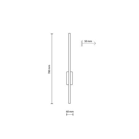 Kinkiet FLASH WOOD SOSNA 1 LED M (6019) - TK Lighting