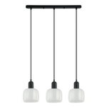 Lampa Wisząca Lamezia (PND-67594-3-BK+CL) - Italux