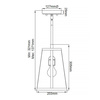 Lampa wisząca Harrow (FE-HARROW-P-S) - Elstead Lighting