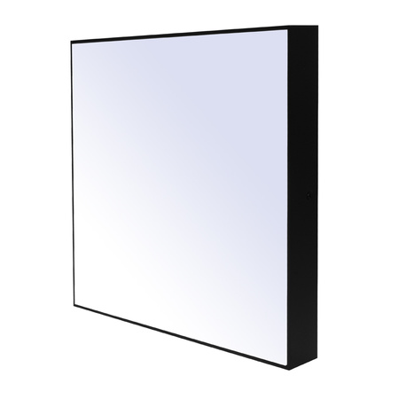 Lampa Panel Natynkowa Mora 30x30 24W IP44 czarna BY-RSD1-24C - DomenoLED