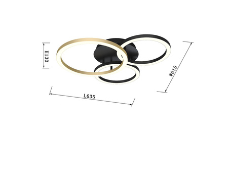 BAYEUX - Lampa sufitowa (9042-304) - Aviano Lighting