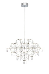 Żyrandol EFESOS 80cm Steel/Clear (108870) Markslojd