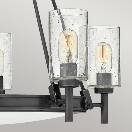 Żyrandol Collier - 5 źródeł światła - Zgaszona czerń (HK-COLLIER5-BX) - Elstead Lighting