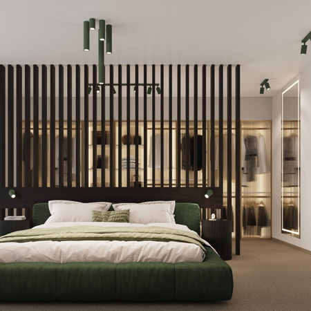 Plafon KARBON 60 zielony oliwkowy (SL.1610) - Sollux Lighting