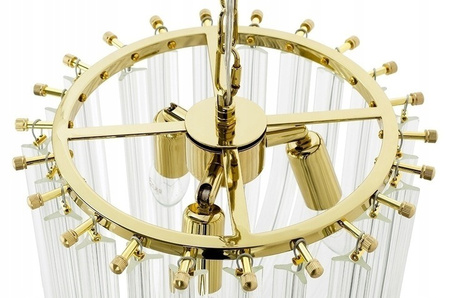 Lampa wisząca WAVE złota 60 cm (DP0339-600 gold) - Step into Design