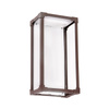 OUTDOOR WALL LIGHT LED 12W DARK BROWN (E263 Zambelis) - Zambelis