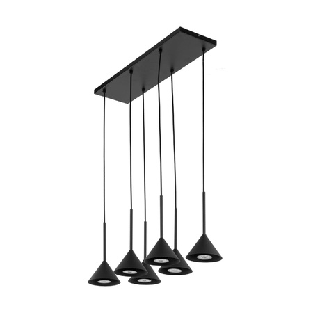 CONO BLACK MINI LAMPA WISZACA 6 (10306) - TK Lighting