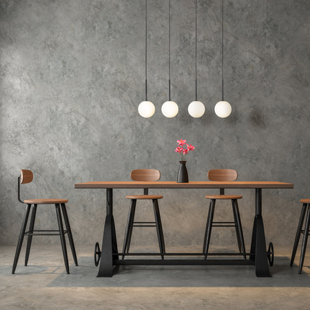 Lampa wisząca MARTIN BLACK / WHITE 4 (4503) - TK Lighting