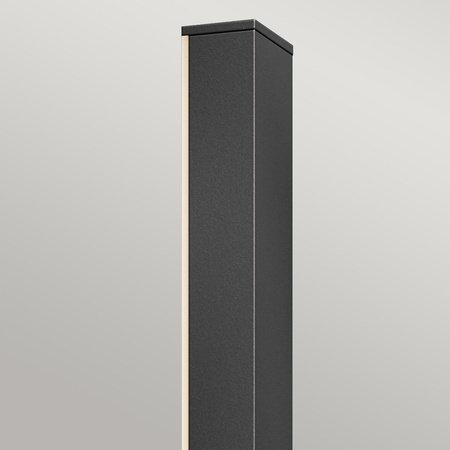 Średnia latarnia naścienna LED Nocar - - Strukturalna czerń (KL-NOCAR-M-BK) - Elstead Lighting