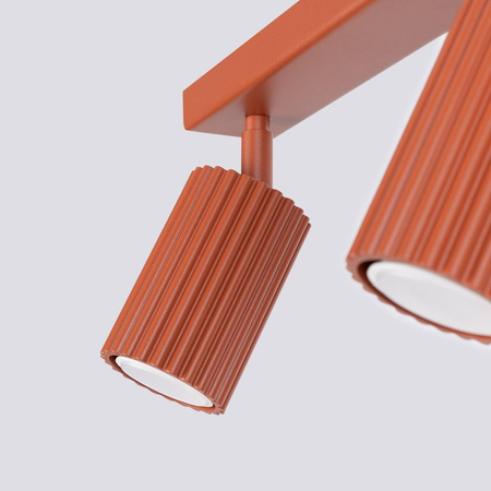 Plafon KARBON 3L ochra czerwona (SL.1638) - Sollux Lighting