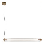 MEREZI 4 - lampa wisząca pozioma - mosiądz patyna mat - 3000K (5219) - ANTIGO