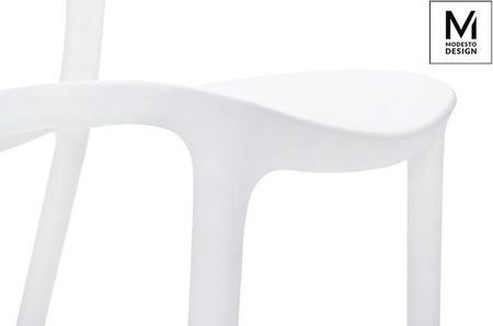 MODESTO krzesło ZING białe - polipropylen (C1028.WHITE) - Modesto Design