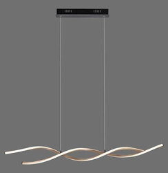 POLIA LAMPA WISZĄCA CZARNY/ZŁOTY (9142-18) - Paul Neuhaus