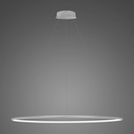 Lampa wisząca Ledowe Okręgi No.1 120cm 4k srebrna Dali (LA073/P_120_in_4k_silver_Dali) - ALTAVOLA DESIGN